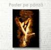 Poster - Gold dust, 30 x 45 см, Canvas on frame, Nude
