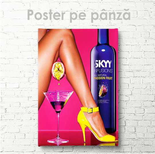 Poster - Bright poster, 30 x 45 см, Canvas on frame, Different