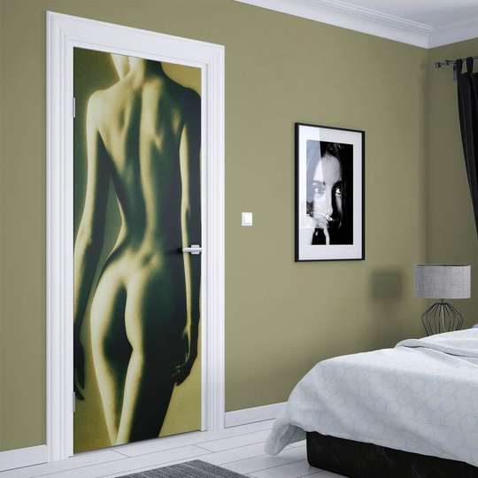Stickere 3D pentru uși, Femeia nudă, 60 x 90cm
