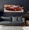 Poster - Red BMW, 60 x 30 см, Canvas on frame