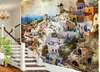 Wall Mural - Greece in retro style