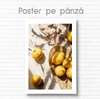 Постер - Лимоны, 30 x 45 см, Холст на подрамнике, Еда и Напитки