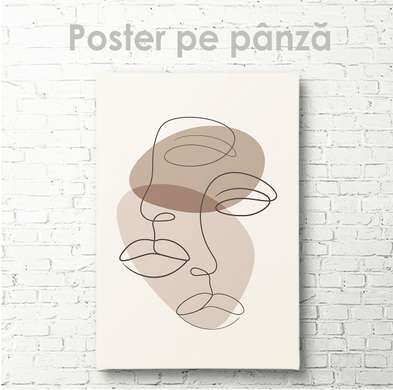Poster - Două fețe, 30 x 45 см, Panza pe cadru