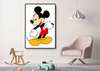 Poster - Mickey Mouse, 30 x 45 см, Canvas on frame, For Kids