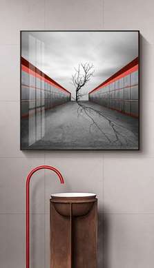 Poster - Empty Tree Top, 40 x 40 см, Canvas on frame