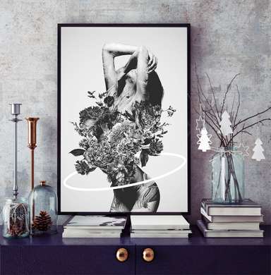 Poster - Florile sufletului, 30 x 45 см, Panza pe cadru
