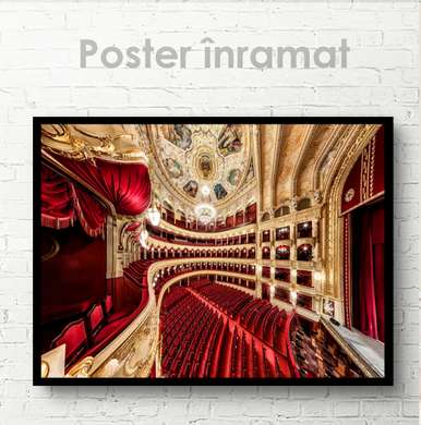 Poster - Teatrul Mare, 45 x 30 см, Panza pe cadru