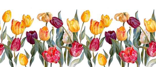 Wall Mural - Painted tulips