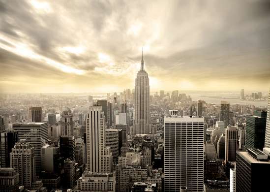 Фотообои - Нью Йорк на фоне заката
