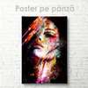 Постер - Креативный арт Рианны, 30 x 45 см, Холст на подрамнике