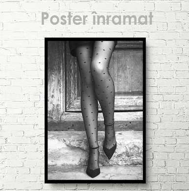 Постер - Ноги, 30 x 45 см, Холст на подрамнике