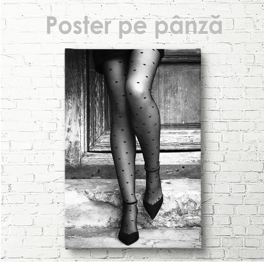 Постер, Ноги, 30 x 45 см, Холст на подрамнике