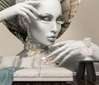 3D Wallpaper - Porcelain lady