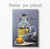 Poster - Drink in still life style, 30 x 45 см, Canvas on frame, Food and Drinks