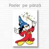 Постер - Волшебный Микки, 30 x 45 см, Холст на подрамнике, Для Детей