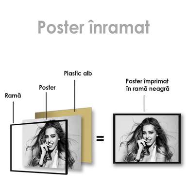 Poster - Model, 45 x 30 см, Canvas on frame