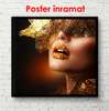 Poster - Golden Glamor, 40 x 40 см, Canvas on frame, Glamour