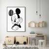 Poster - Mickey, 30 x 45 см, Canvas on frame, For Kids