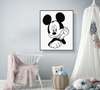 Poster - Mickey, 30 x 45 см, Canvas on frame, For Kids