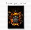Poster - Whiskey Jack Daniels, 30 x 45 см, Canvas on frame, Food and Drinks