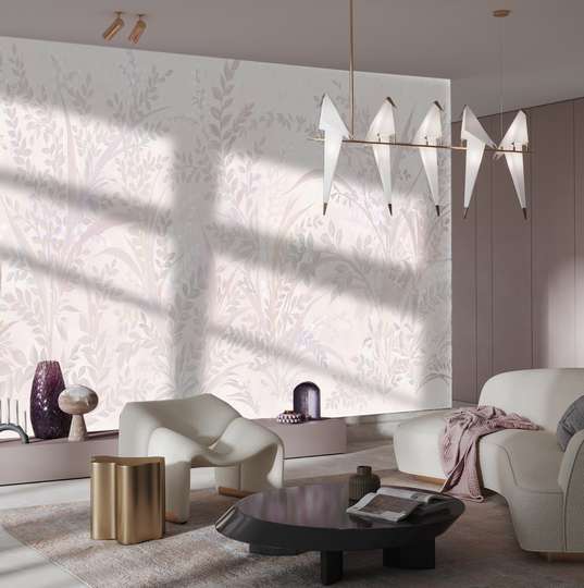 Wall Mural - Delicate flowers in light pink shades