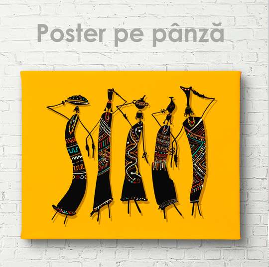 Poster - Afro style, 45 x 30 см, Canvas on frame, Abstract