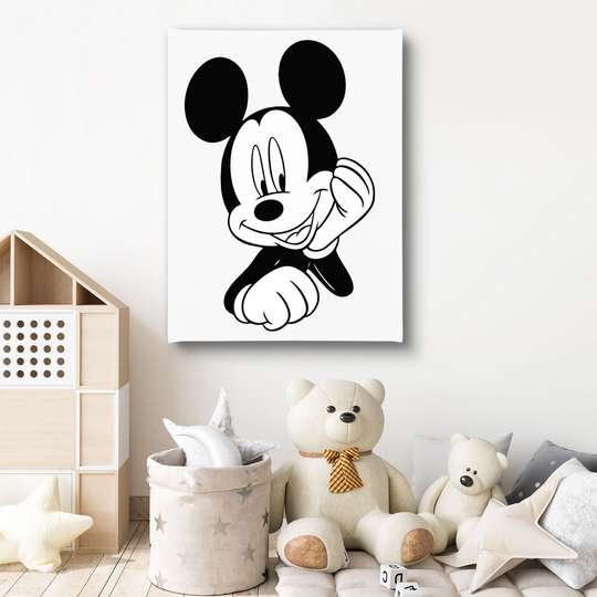 Poster - Mickey, 30 x 45 см, Panza pe cadru, Pentru Copii