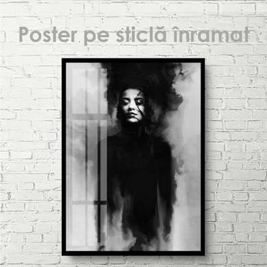 Постер - Из тумана, 30 x 45 см, Холст на подрамнике