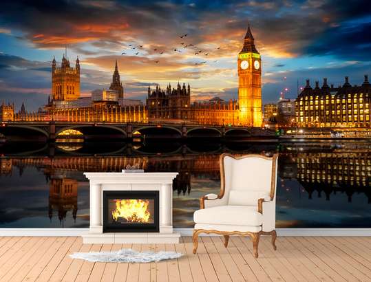 Wall Mural - Big Ben in the evening