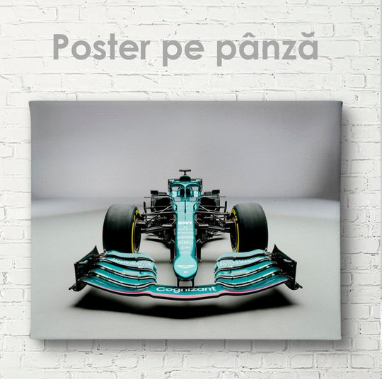 Poster, Formula 1 albastră, 45 x 30 см, Panza pe cadru