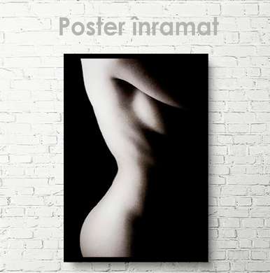 Poster - Female body, 30 x 60 см, Canvas on frame