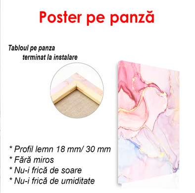 Poster - Trandafirul, 30 x 45 см, Panza pe cadru