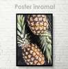 Poster - Pineapple, 30 x 45 см, Canvas on frame, Food and Drinks