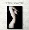 Poster - Female body, 30 x 60 см, Canvas on frame