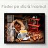 Poster - Coffee with spices, 45 x 30 см, Canvas on frame