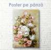 Poster - Provence roses, 30 x 60 см, Canvas on frame, Provence
