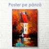 Poster - Water mill painting, 30 x 45 см, Canvas on frame