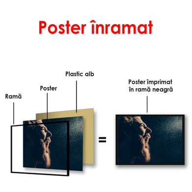 Poster - Rock, 90 x 60 см, Poster înrămat