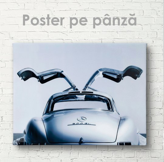 Poster, Mercedes clasic, 45 x 30 см, Panza pe cadru