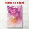 Постер - Фиолетовые волны, 30 x 45 см, Холст на подрамнике