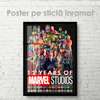 Poster - Heroes from Marvel, 30 x 45 см, Canvas on frame