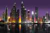 Fototapet - Vedere nocturnă spre orașul Dubai