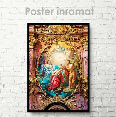 Poster - Religious portrait, 30 x 45 см, Canvas on frame, Religion