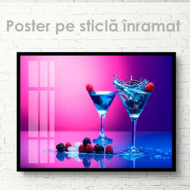 Poster - Cocktailuri, 45 x 30 см, Panza pe cadru