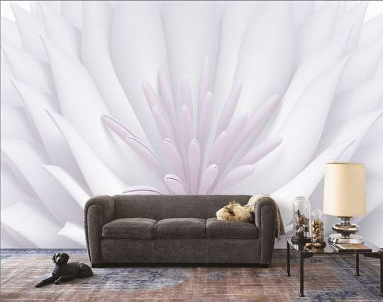 Wall Mural - Delicate flower up close