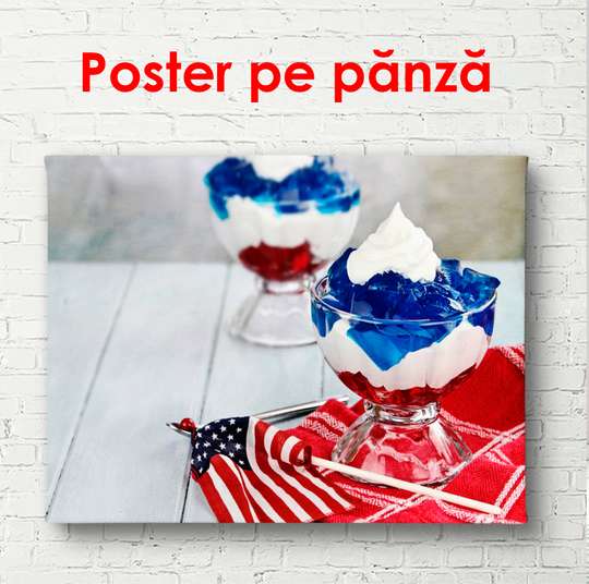 Poster - American sweets 2, 90 x 60 см, Framed poster, Food and Drinks