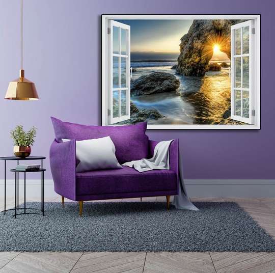 Wall Decal - Sunset View Window