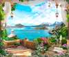 Wall Mural - Terrace overlooking the lake