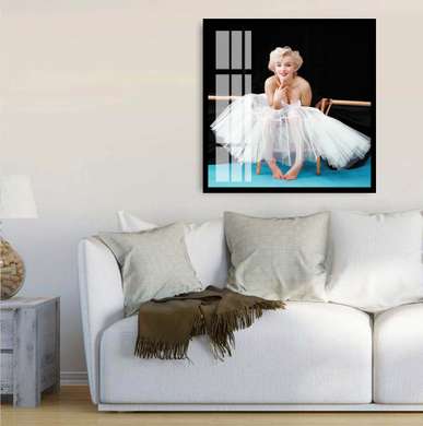 Poster - Merry Marilyn Monroe, 40 x 40 см, Canvas on frame