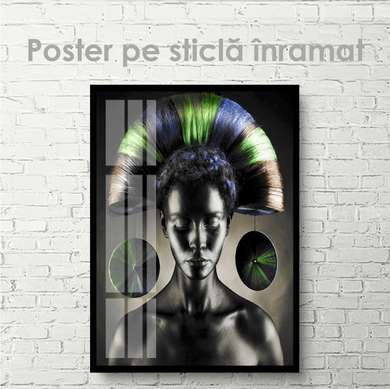 Poster - Exotic Beauty, 30 x 45 см, Canvas on frame